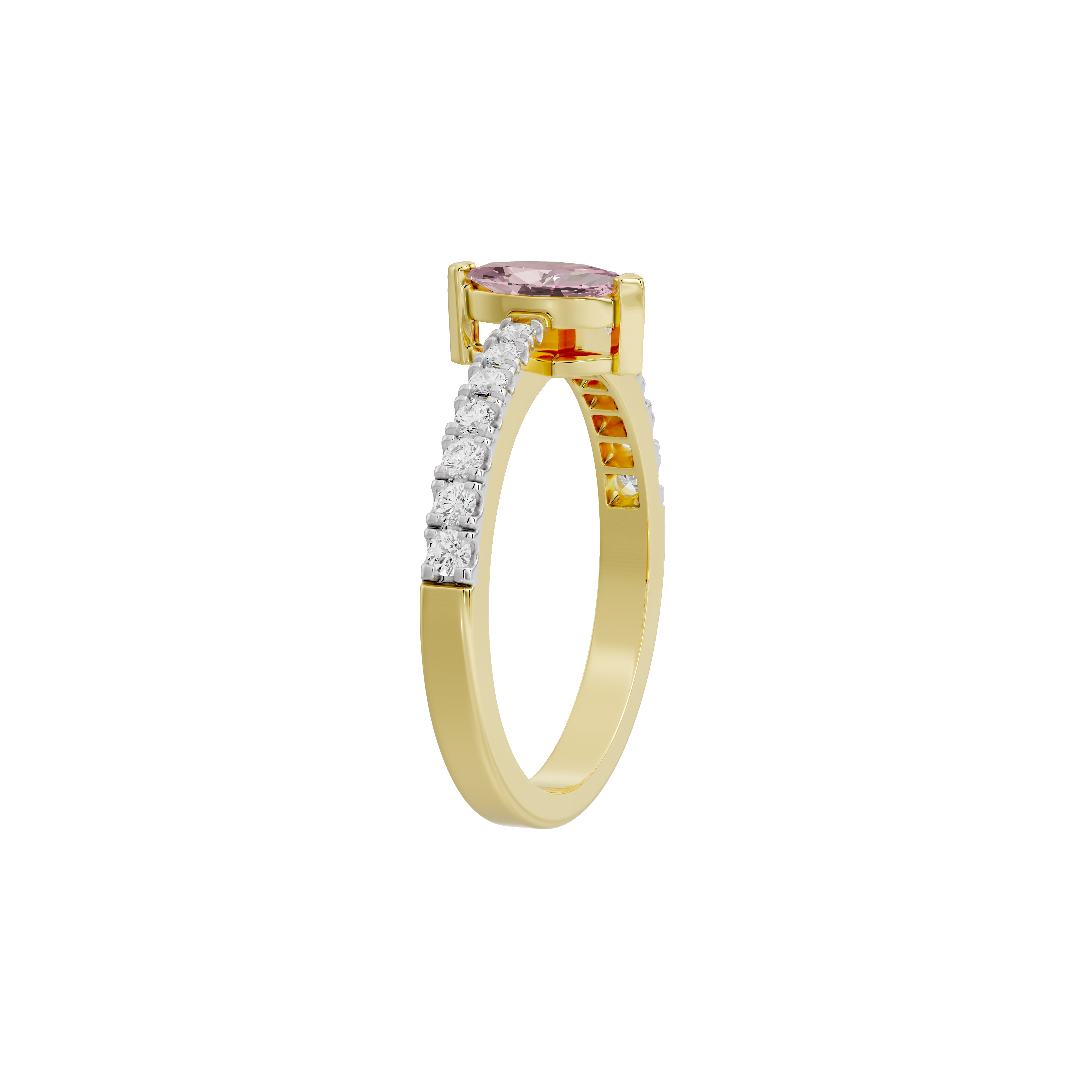 Midnight Vector - Lab Diamond Ring