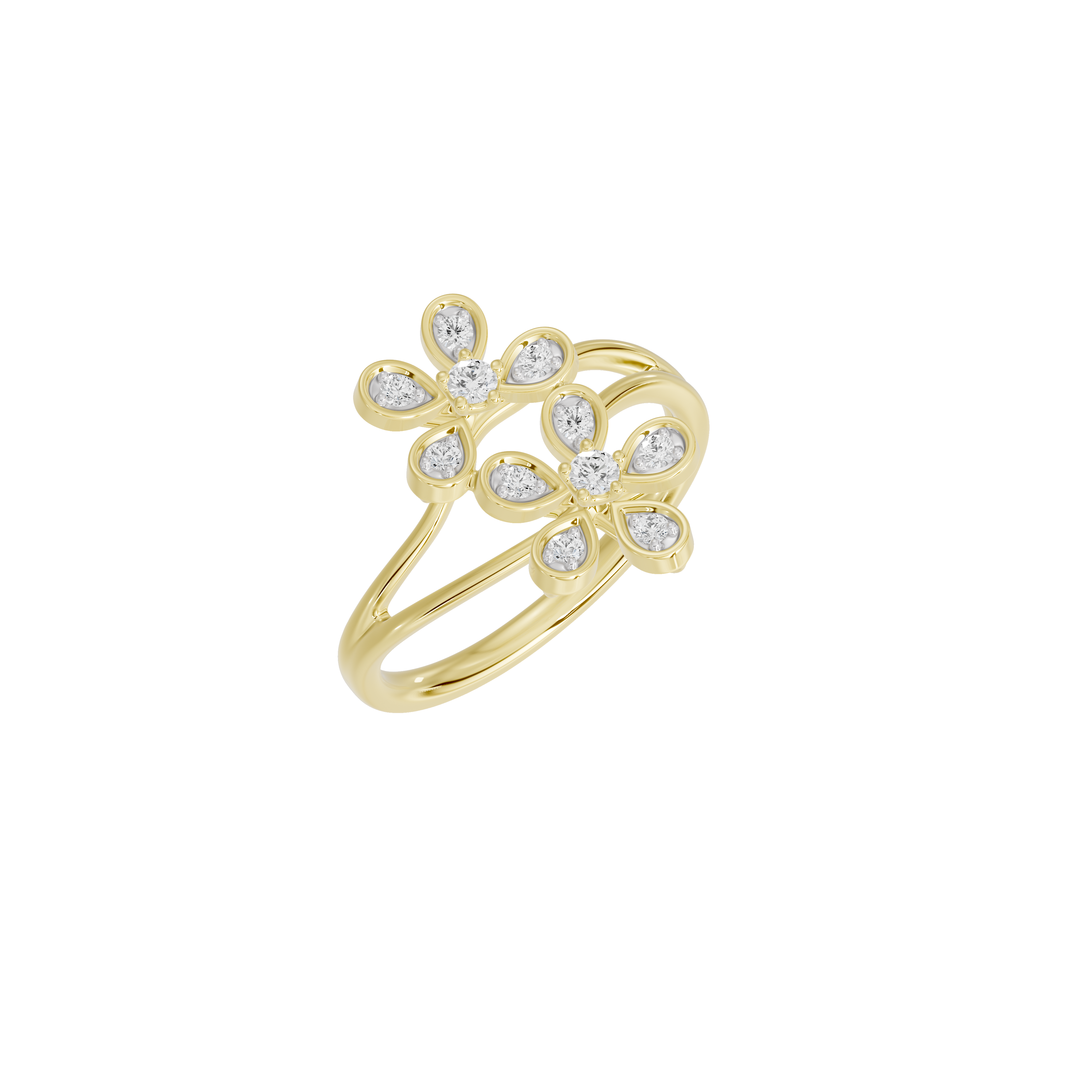 Petalscatter Bloom - Lab Diamond Ring