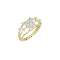 Circuit Halo - Lab Diamond Ring
