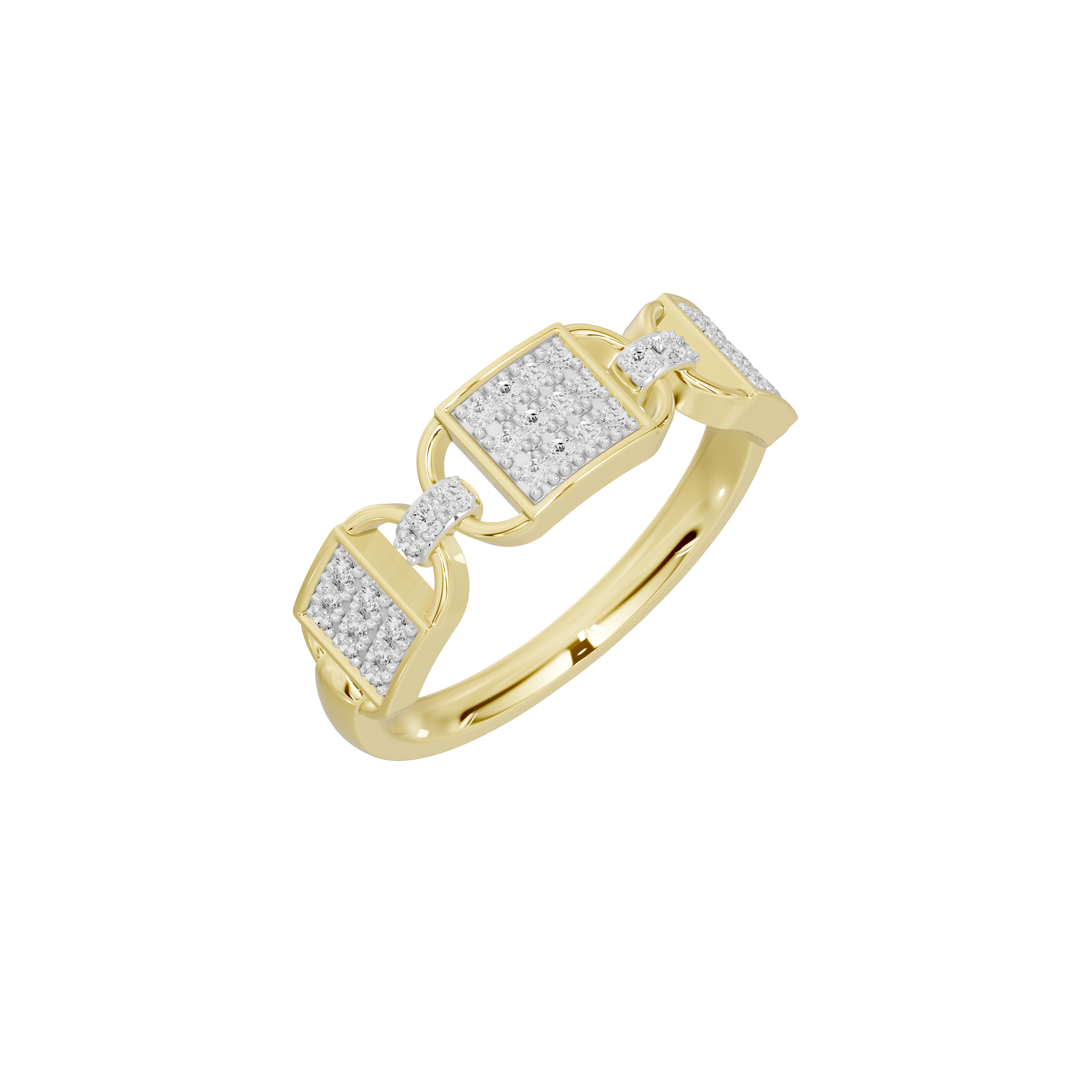 Codeblock Band - Lab Diamond Ring