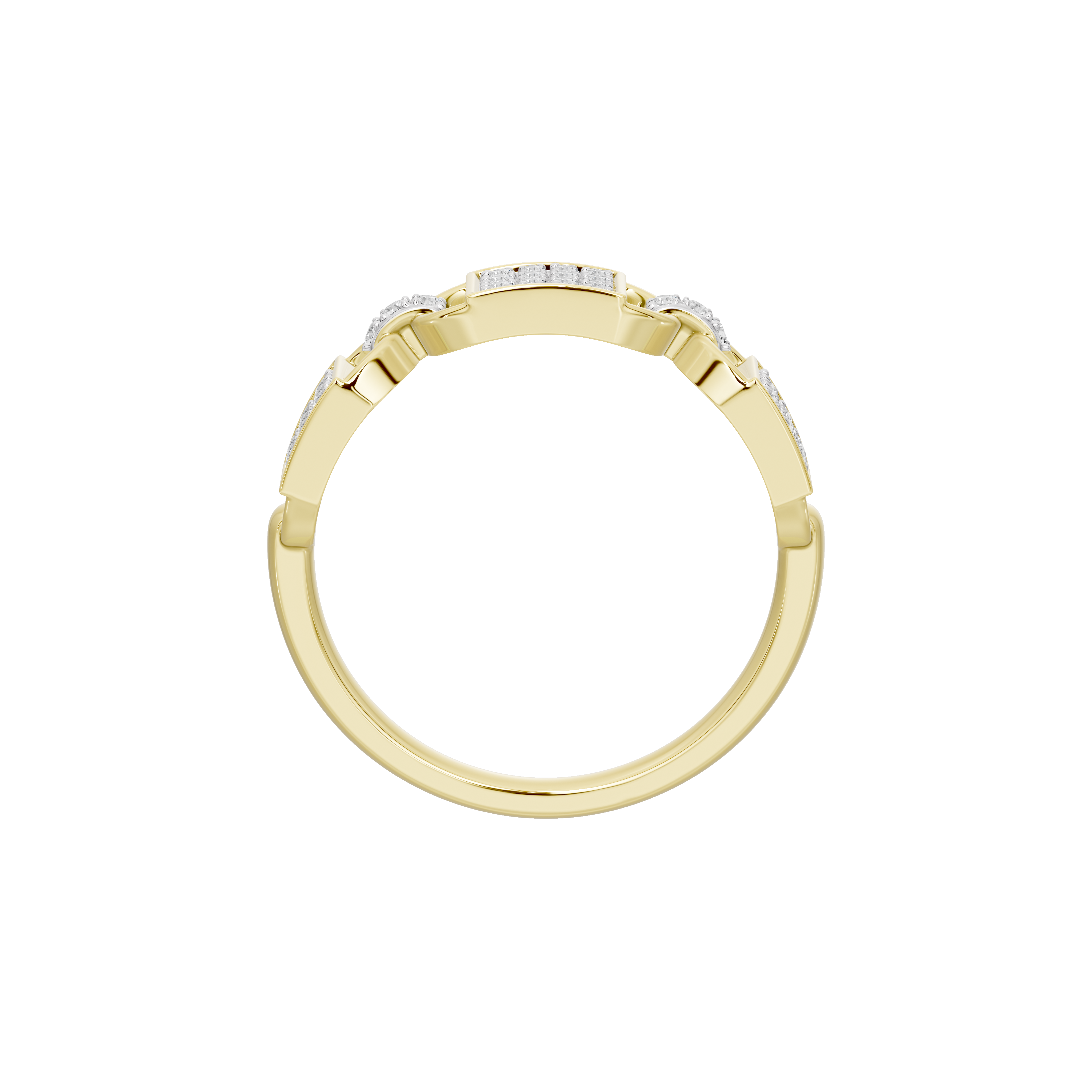 Codeblock Band - Lab Diamond Ring