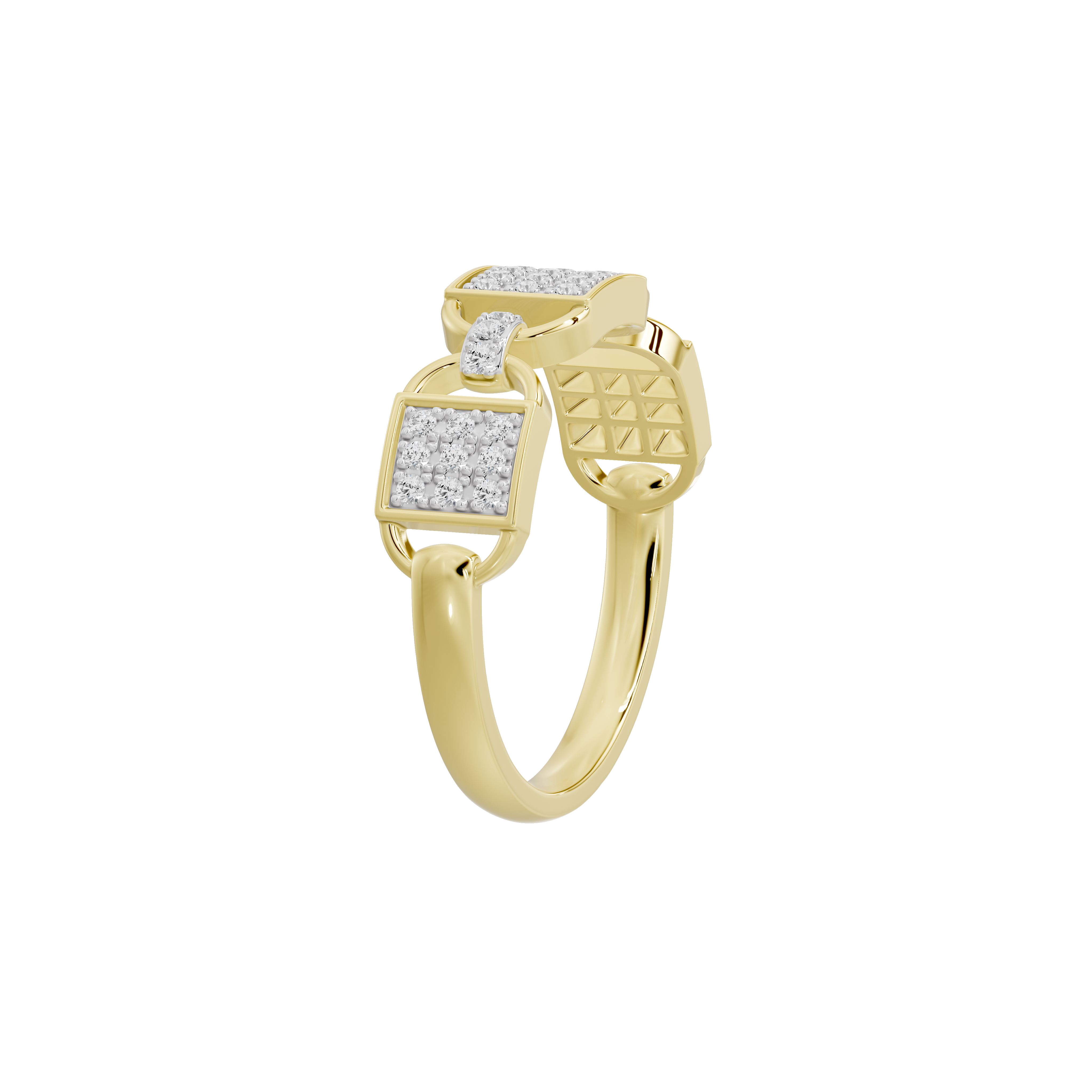 Codeblock Band - Lab Diamond Ring
