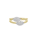 Dual Fusion Band - Lab Diamond Ring