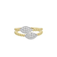 Dual Fusion Band - Lab Diamond Ring