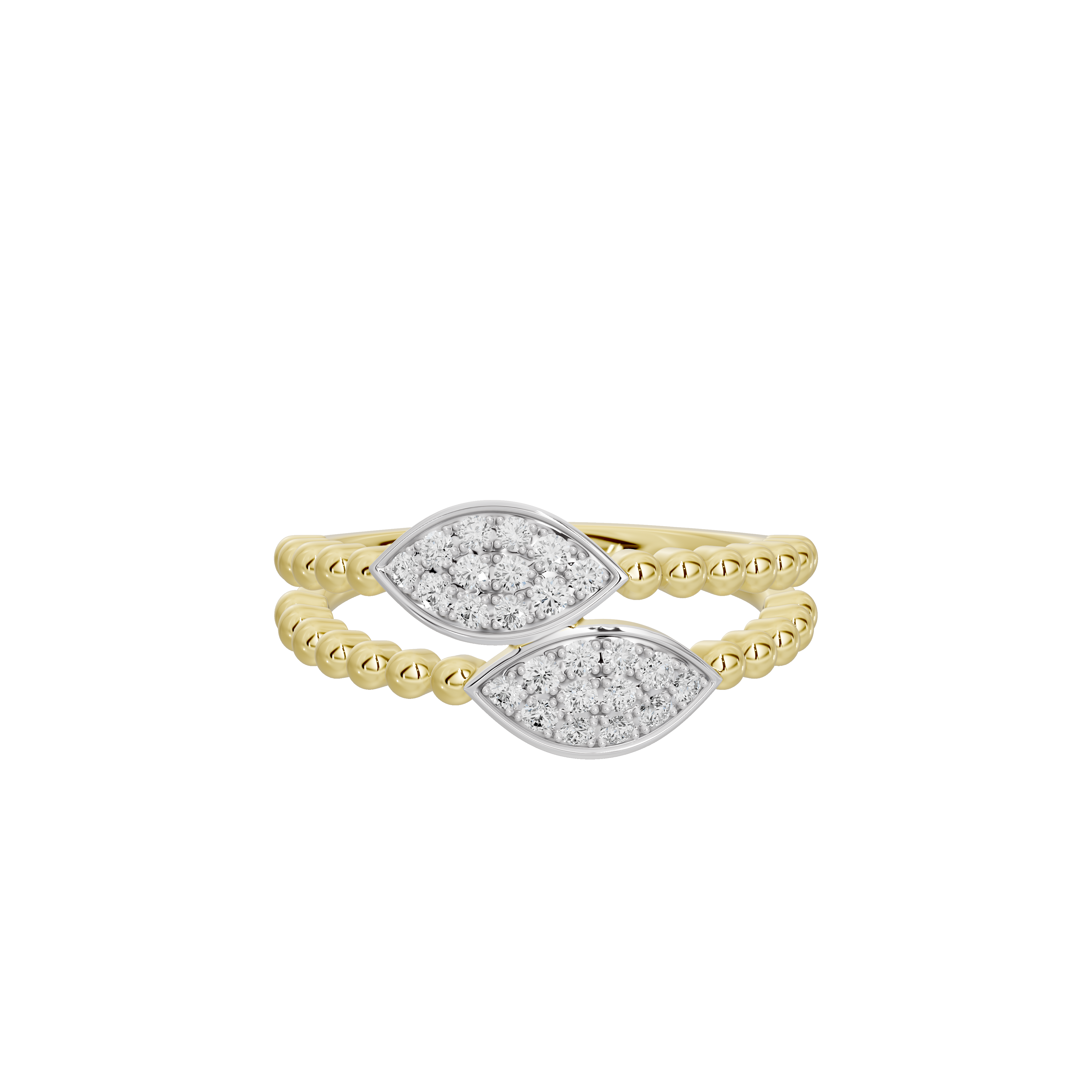 Dual Fusion Band - Lab Diamond Ring