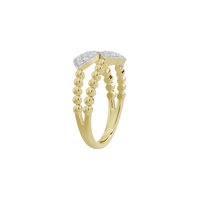Dual Fusion Band - Lab Diamond Ring