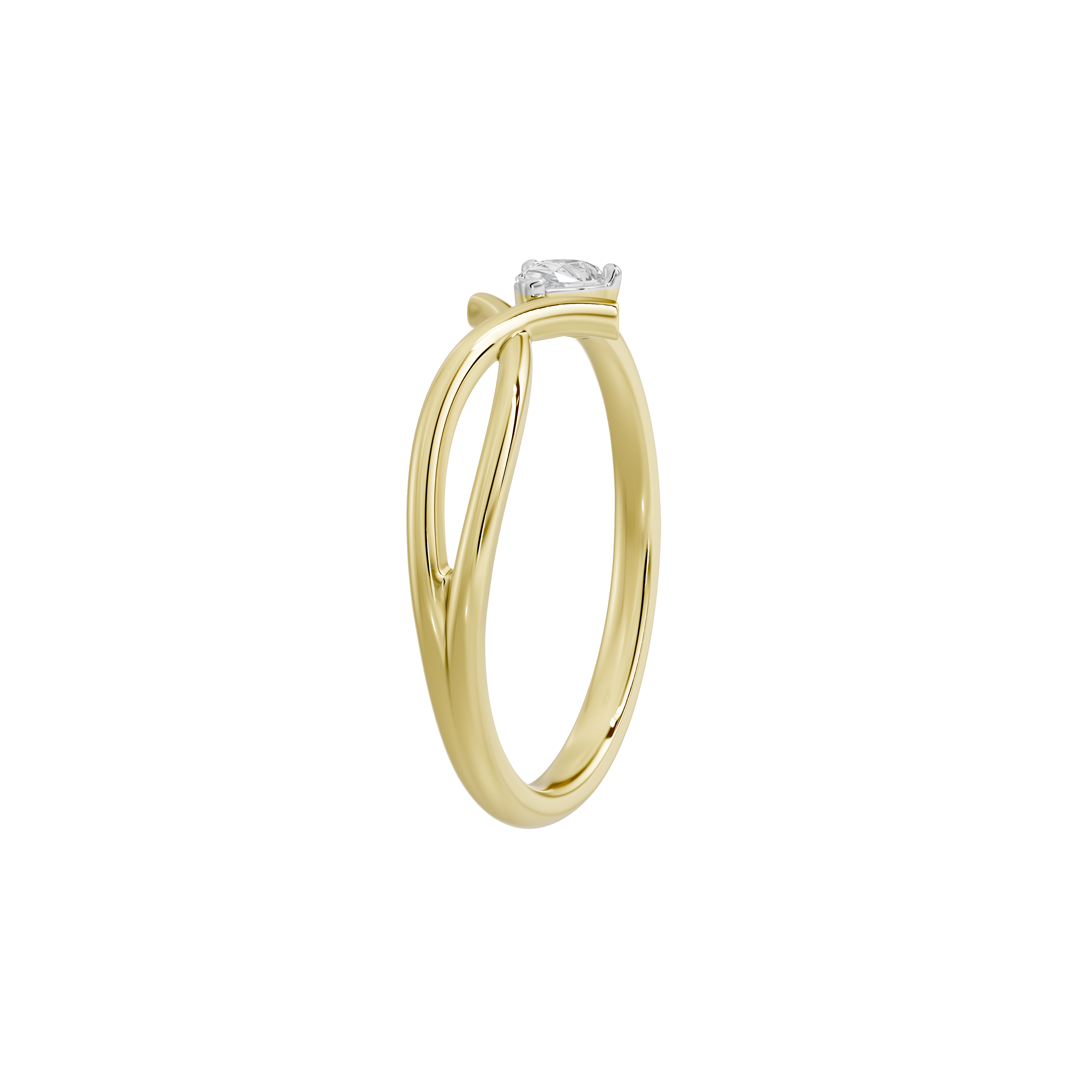 Vector Bloom - Lab Diamond Ring