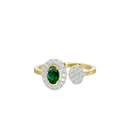 Emerald Sync - Lab Diamond Ring