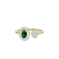 Emerald Sync - Lab Diamond Ring