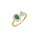 Emerald Sync - Lab Diamond Ring