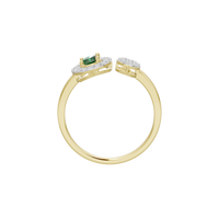 Emerald Sync - Lab Diamond Ring