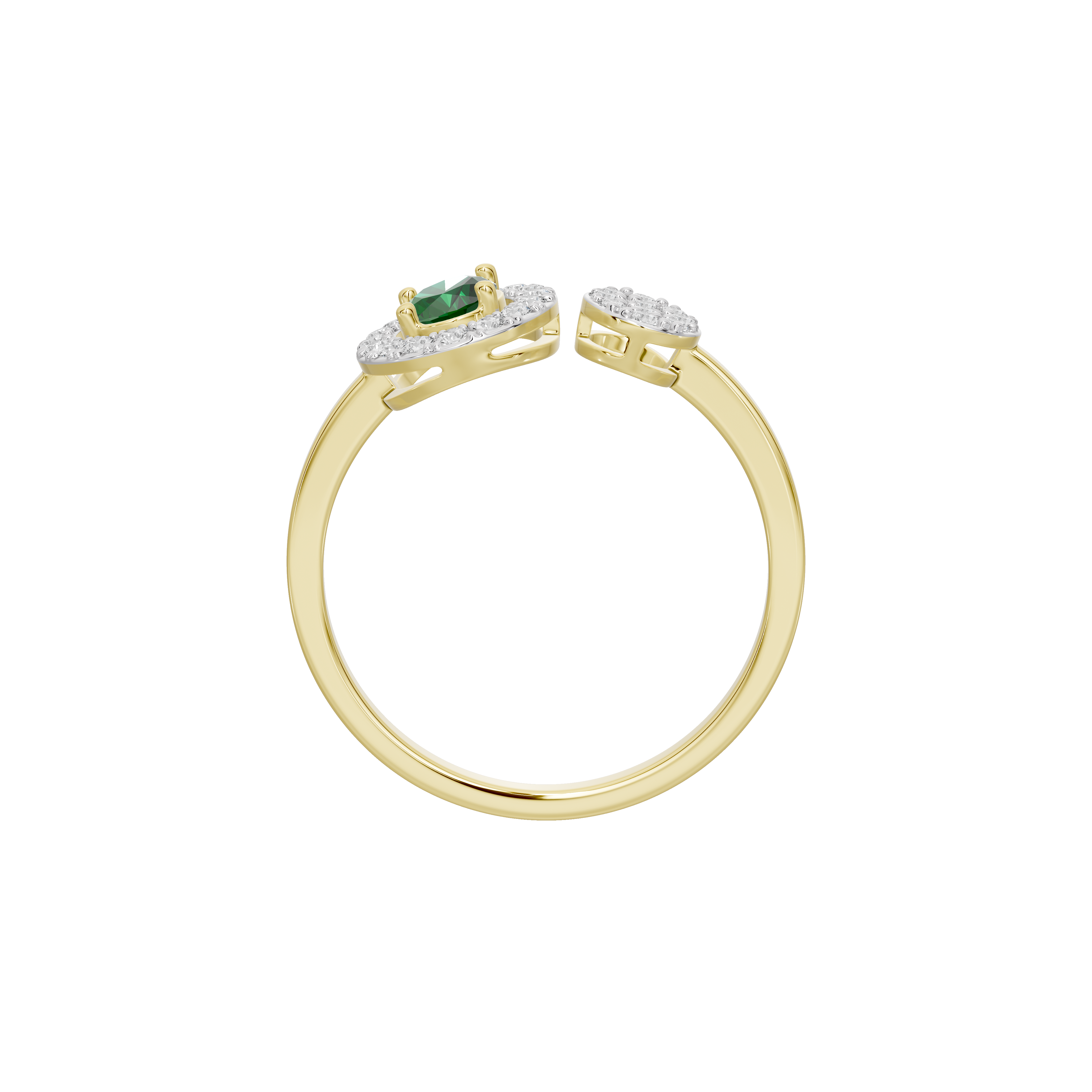 Emerald Sync - Lab Diamond Ring