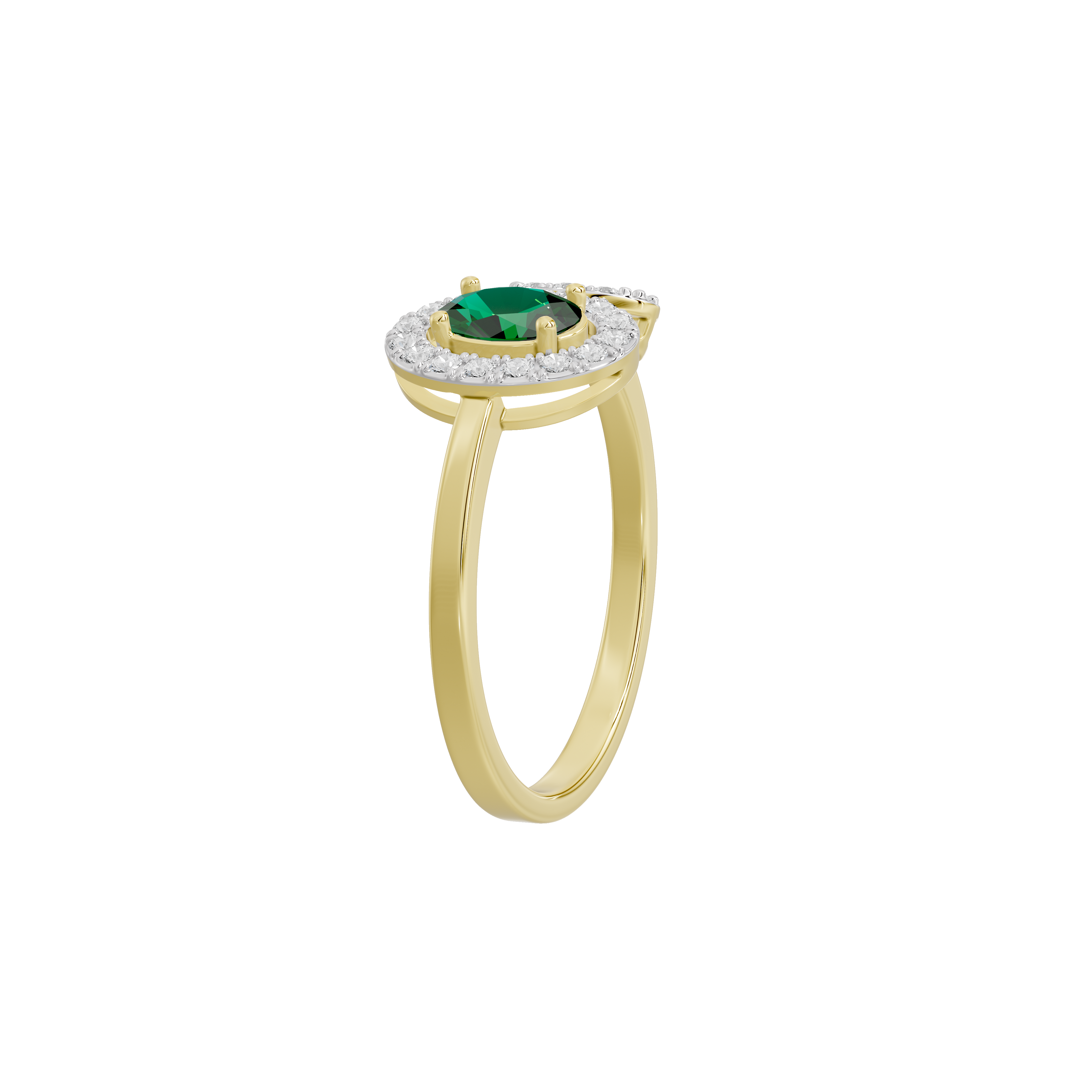 Emerald Sync - Lab Diamond Ring