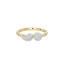 Dual Orbit -Lab Diamond Ring