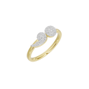 Dual Orbit -Lab Diamond Ring