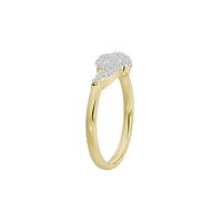 Dual Orbit -Lab Diamond Ring