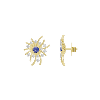 Starburst - Lab Diamond Earrings