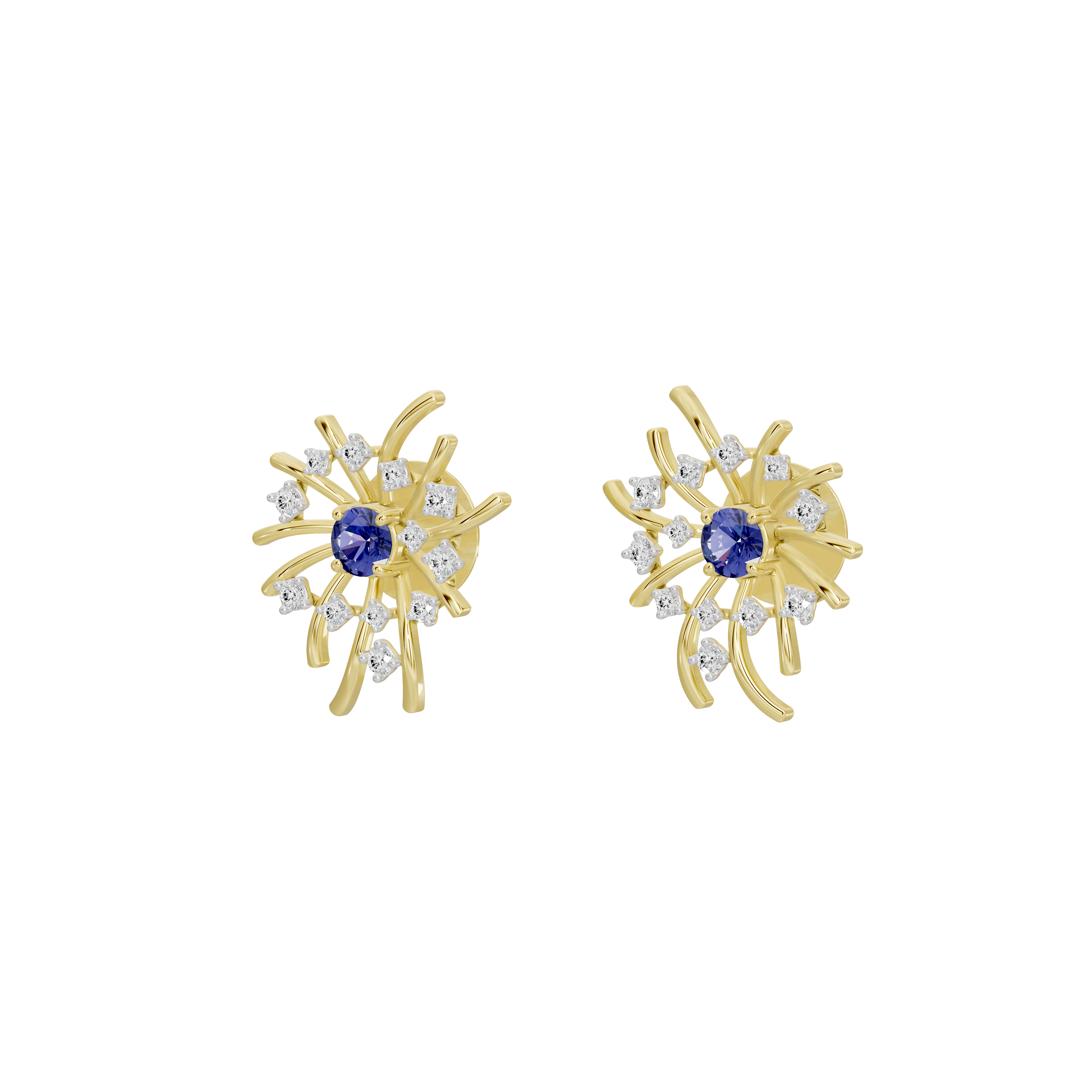 Starburst - Lab Diamond Earrings