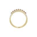 Ruby Sequence Band - Lab Diamond Ring