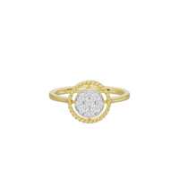 Braided Halo - Lab Diamond Ring