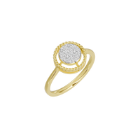 Braided Halo - Lab Diamond Ring