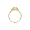 Braided Halo - Lab Diamond Ring
