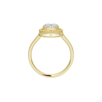 Braided Halo - Lab Diamond Ring