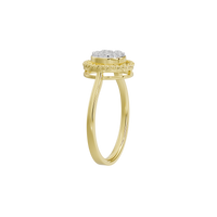 Braided Halo - Lab Diamond Ring