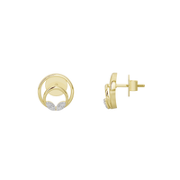 Halo Bend - Lab Diamond Earrings