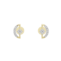 Lunar Edge - Lab Diamond Earrings