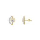 Lunar Edge - Lab Diamond Earrings