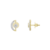 Lunar Edge - Lab Diamond Earrings