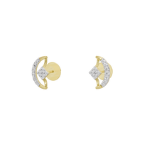 Lunar Edge - Lab Diamond Earrings