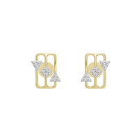 Frame Play - Lab Diamond Earrings