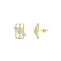 Frame Play - Lab Diamond Earrings