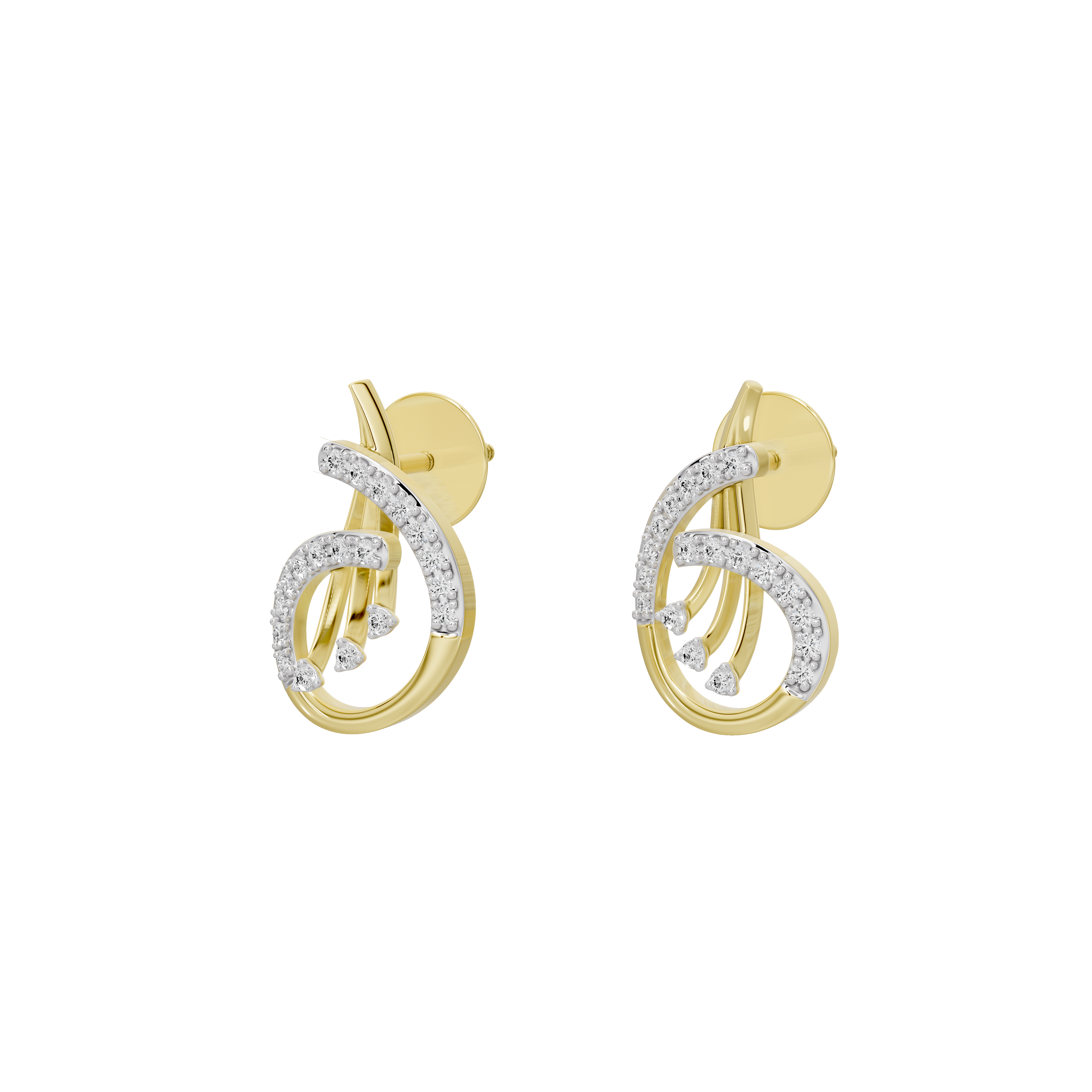 Ember Flow - Lab Diamond Earrings