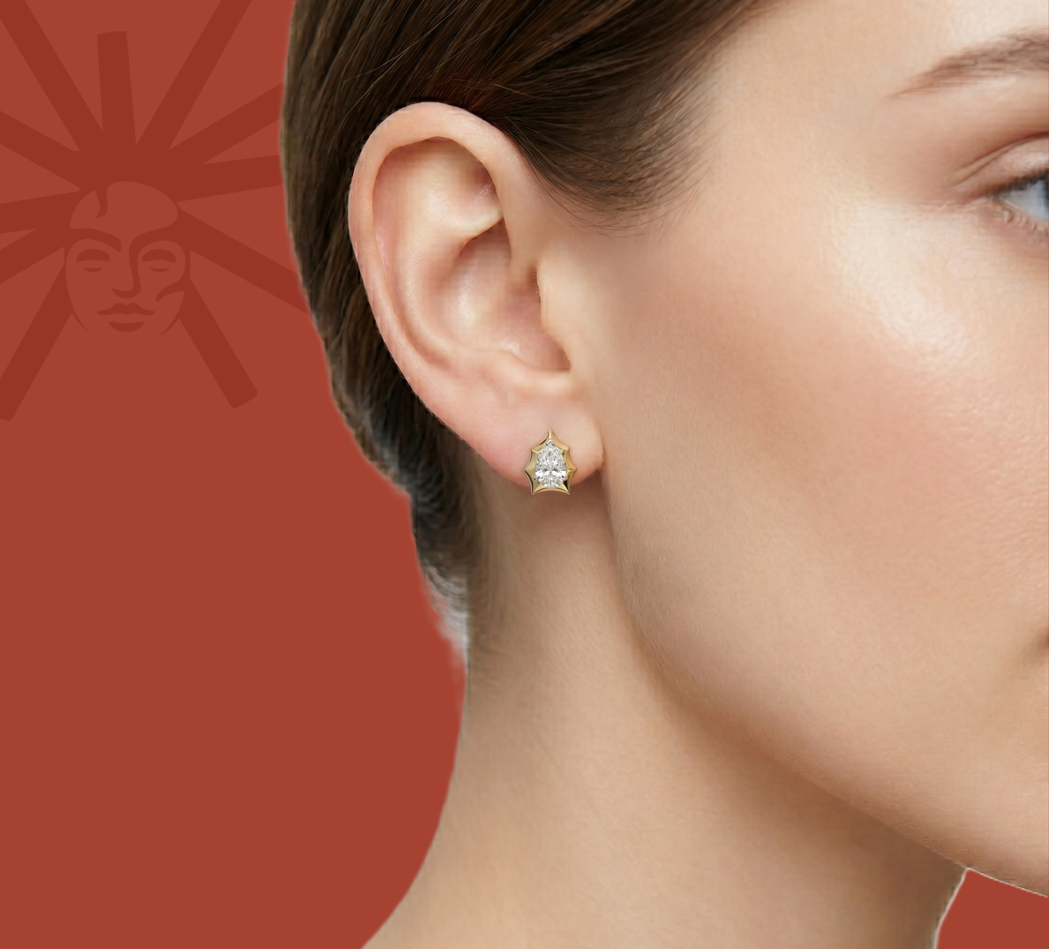 Held In Two Earrings