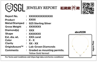 FlutterChain - Lab Diamond Necklace