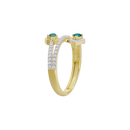 Emerald Driftline - Lab Diamond Ring