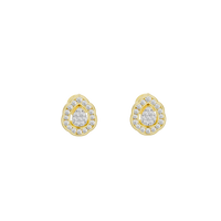 Bloom Halo Earring - Lab Diamond Earrings
