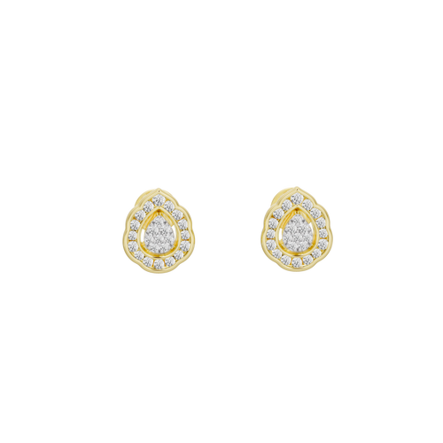Bloom Halo Earring - Lab Diamond Earrings
