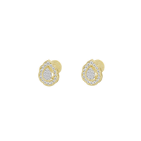 Bloom Halo Earring - Lab Diamond Earrings