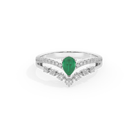 Emerald Crest - Lab Diamond Ring