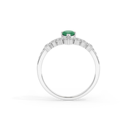 Emerald Crest - Lab Diamond Ring