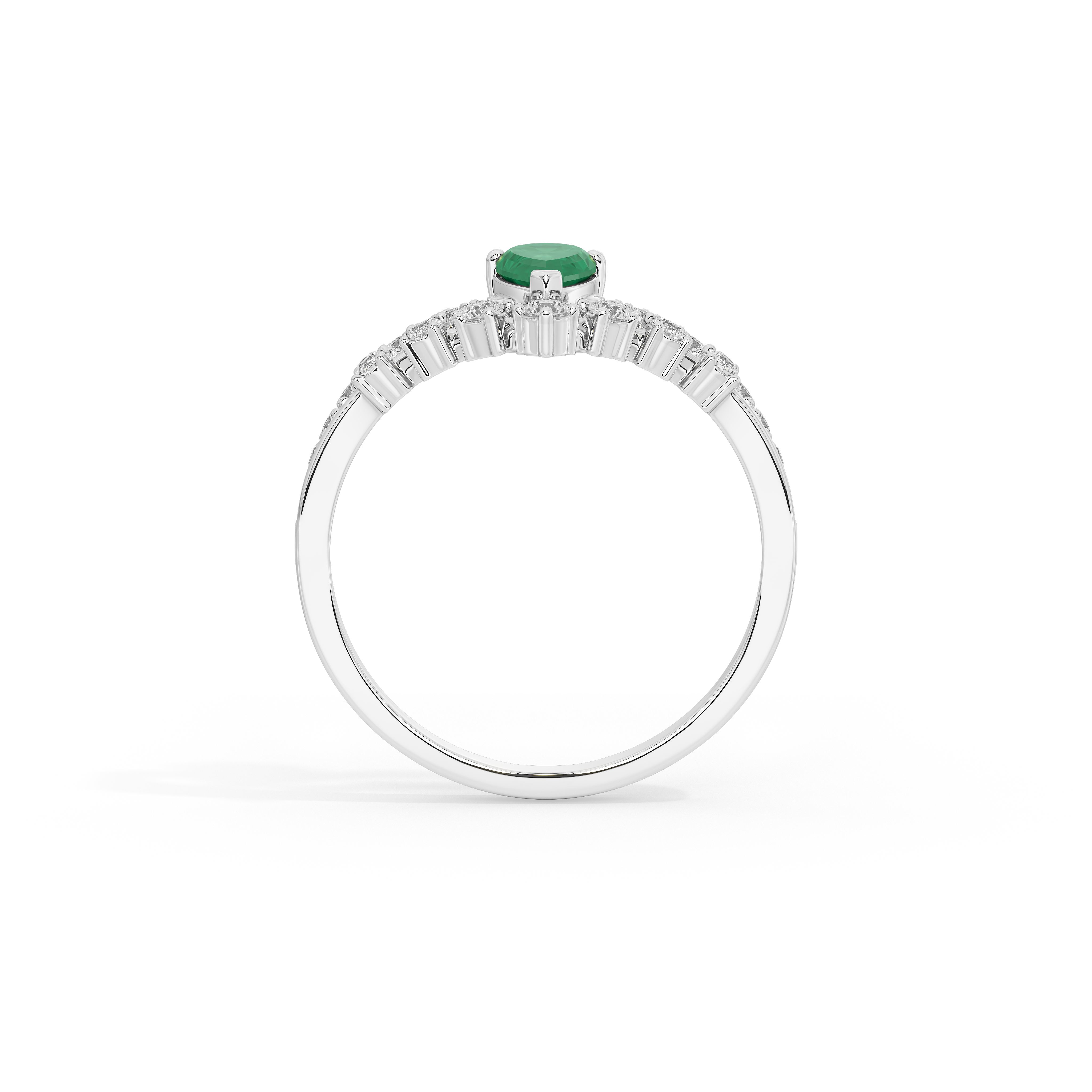 Emerald Crest - Lab Diamond Ring