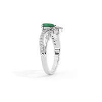 Emerald Crest - Lab Diamond Ring