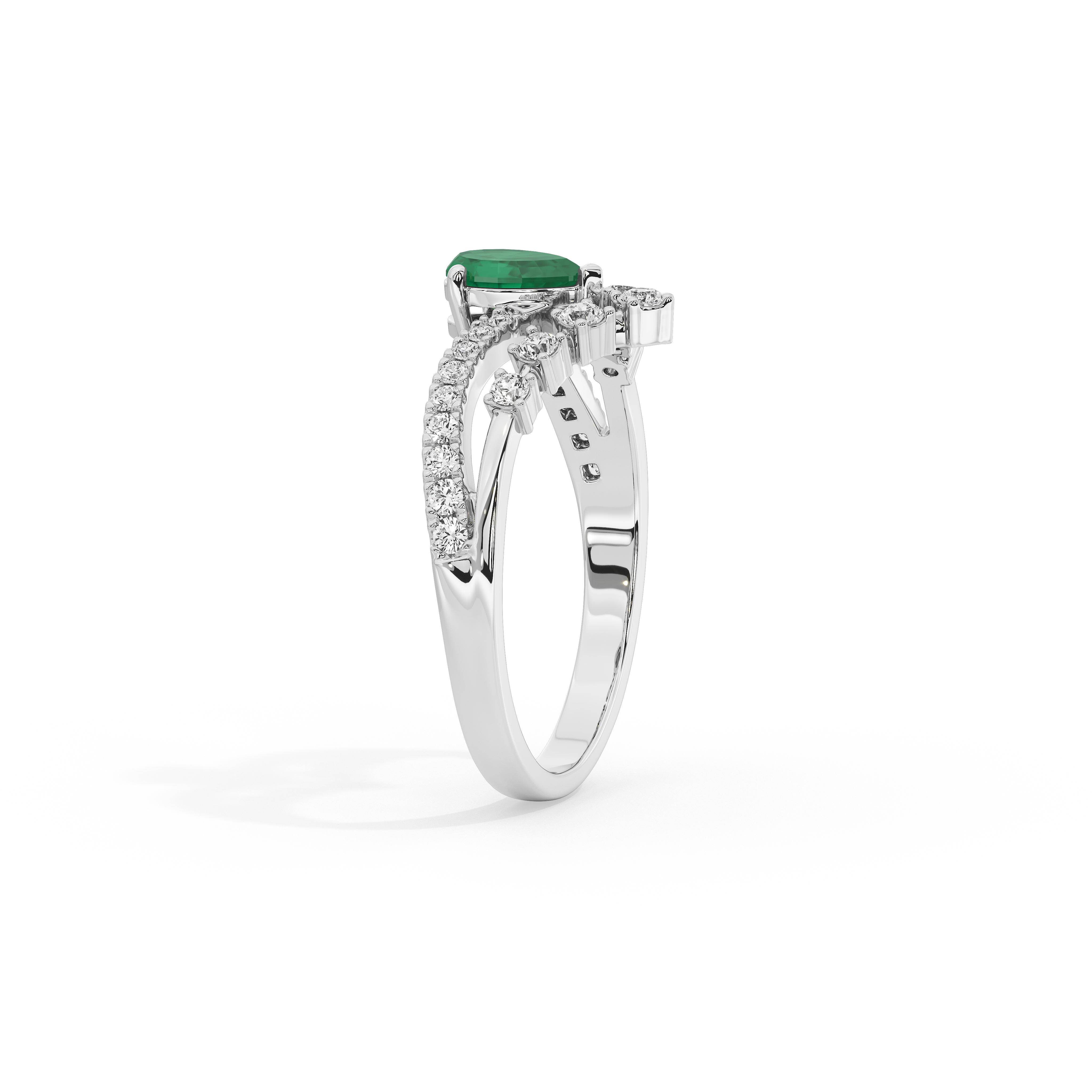Emerald Crest - Lab Diamond Ring