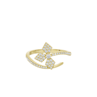 Pixel Bow - Lab Diamond Ring