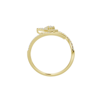 Pixel Bow - Lab Diamond Ring