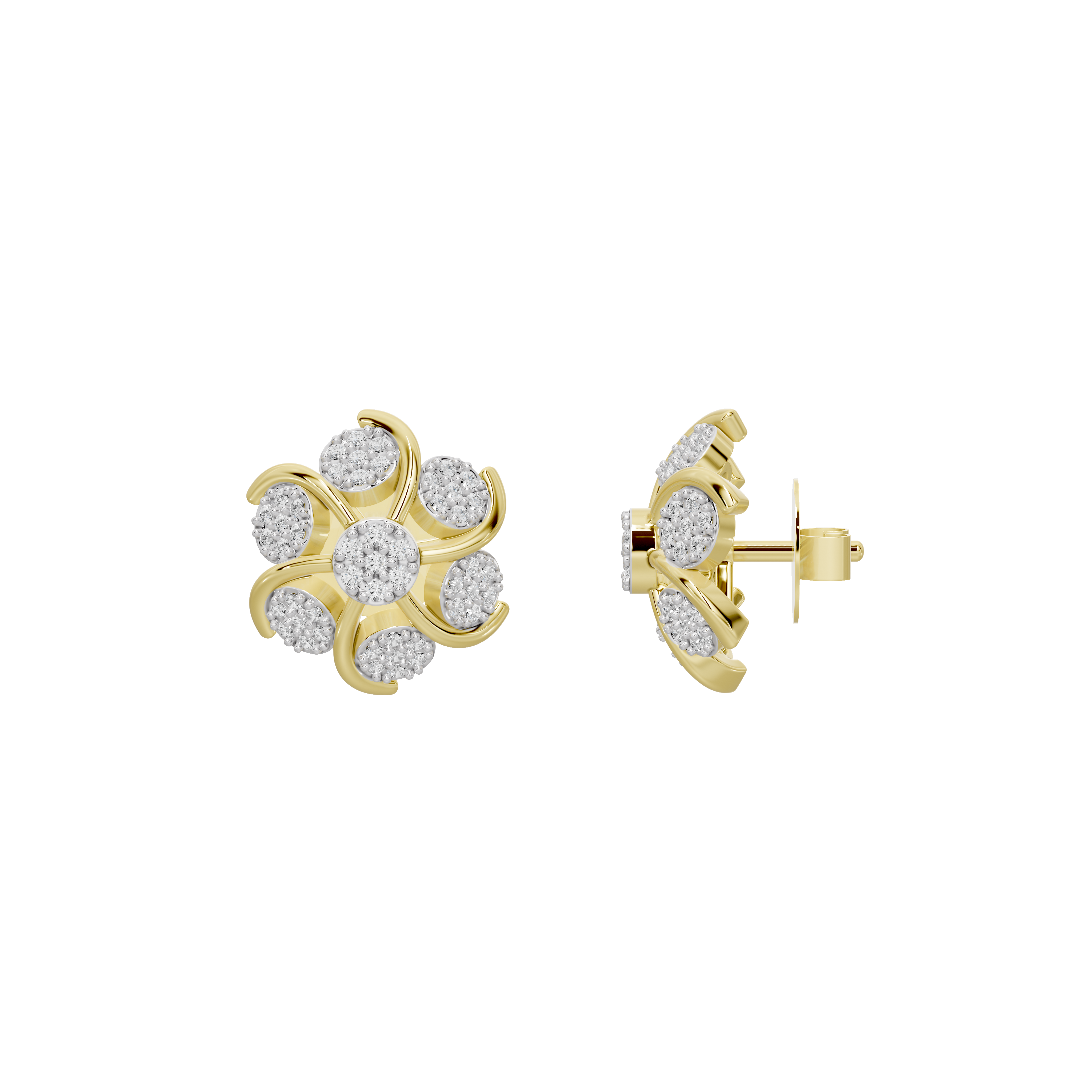 Bloom Rise - Lab Diamond Earrings